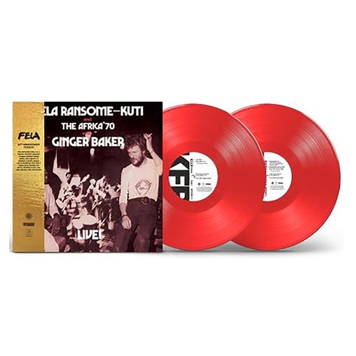 Fela Kuti - Fela Ginger Vinyl Record (Colored Vinyl, Red, LP Jacket)