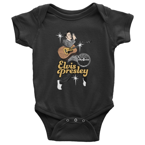 Elvis Presley Olympia 1956 Baby Onesie