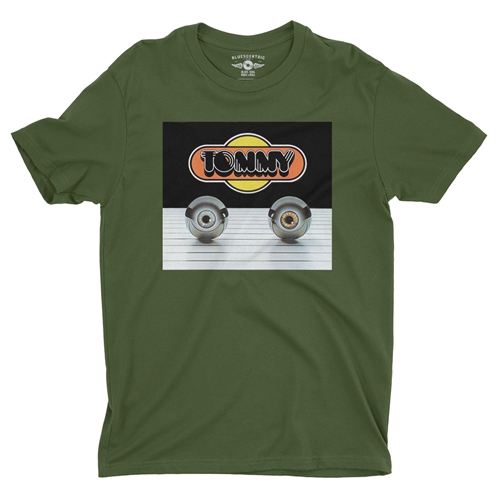 Tommy Pinball Logo T-Shirt - Lightweight Vintage Style - vintageolive