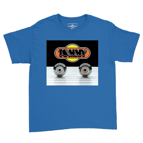 Tommy Pinball Logo Youth T-Shirt - Lightweight Vintage Children & Toddlers - youthroyalblue