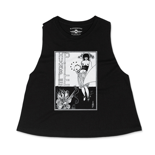 Humble Pie Beardsley Album Racerback Crop Top - Women