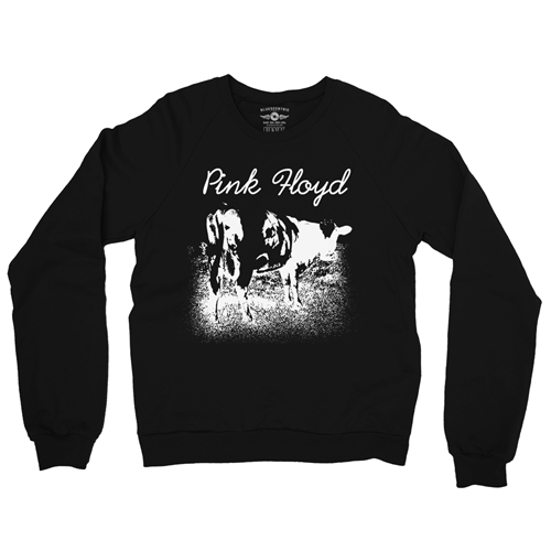 Pink Floyd Black-Only Atom Heart Mother Crewneck Sweater - crewneckblack