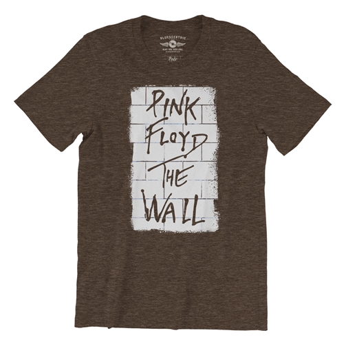 White Walled Pink Floyd The Wall T-Shirt - Lightweight Vintage Style - vintageheatherbrown