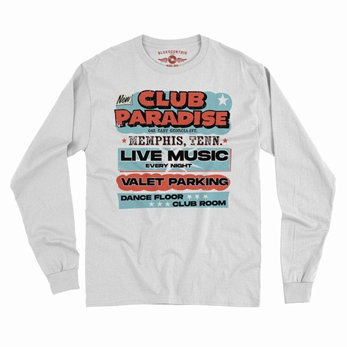 CLUB PARADISE hot T-SHIRT WHITE