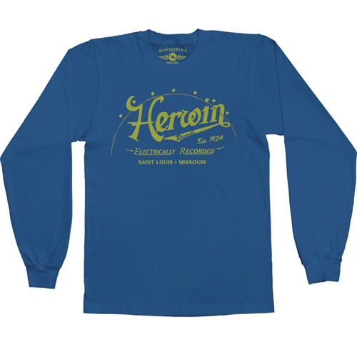 Herwin Records St Louis Long Sleeve T-Shirt - longsleeveblue