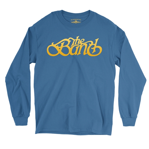 The Band Gold Logo Long Sleeve T-Shirt - longsleeveblue