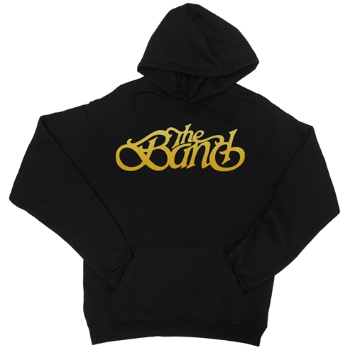 The Band Gold Logo Pullover Jacket - hoodieblack