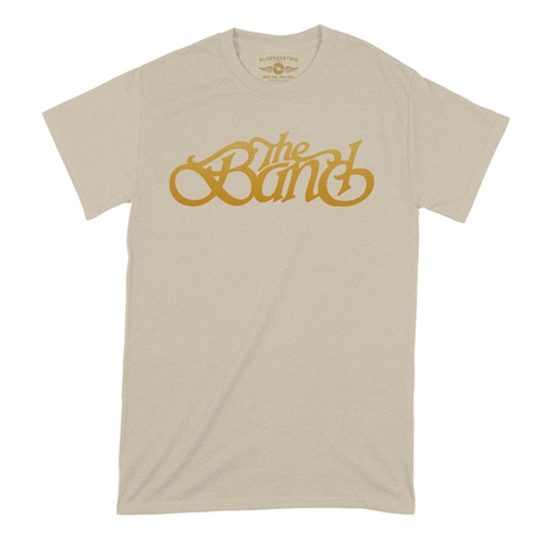 The Band Gold Logo T-Shirt - Classic Heavy Cotton - classicsand