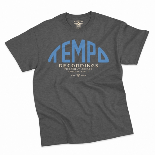 Tempo Records London T-Shirt - Classic Heavy Cotton - classicheathergrey