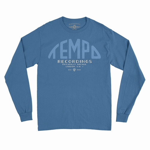 Tempo Records London Long Sleeve T-Shirt - longsleeveblue