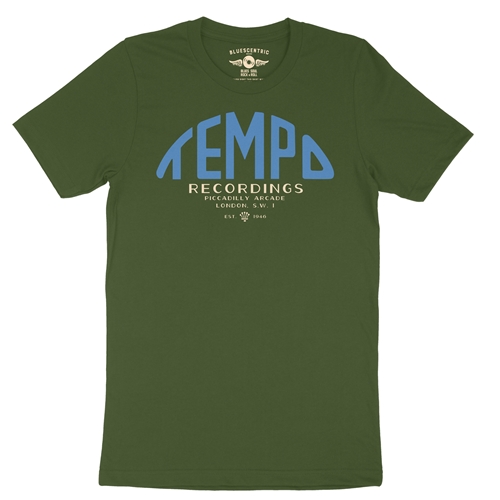 Tempo Records London T-Shirt - Lightweight Vintage Style - vintageolive