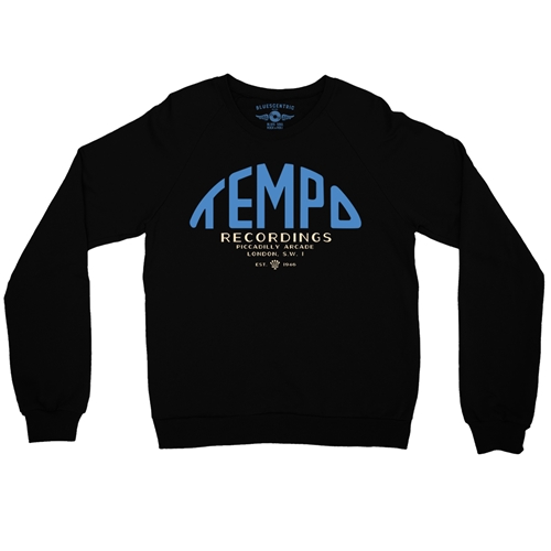 Tempo Records London Crewneck Sweater - crewneckblack