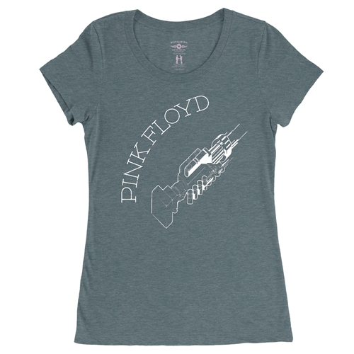 Pink Floyd Have A Cigar Handshake Ladies T Shirt - Relaxed Fit - ladiesdeepteal