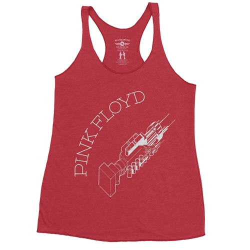 Pink Floyd Have A Cigar Handshake Racerback Tank - Women