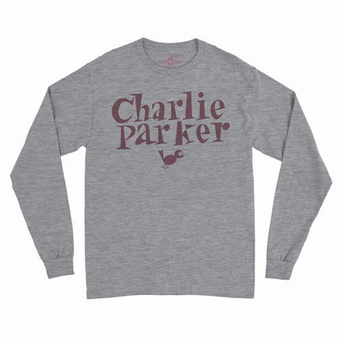 Charlie Parker Mauve Logo Long Sleeve T-Shirt - longsleeveathleticheather