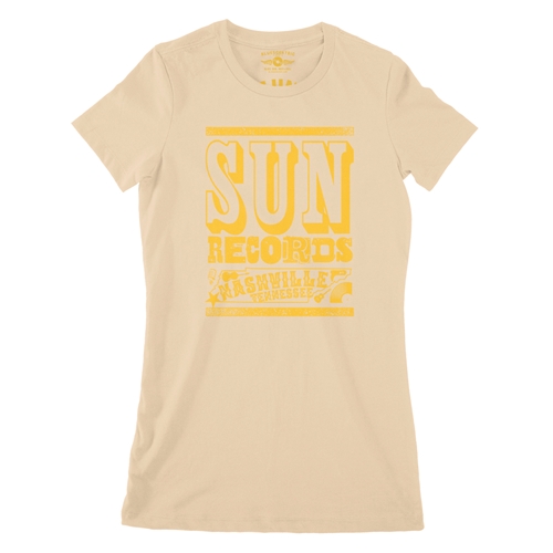 Sun Records Nashville Ladies T Shirt - Relaxed Fit - ladiessanddune