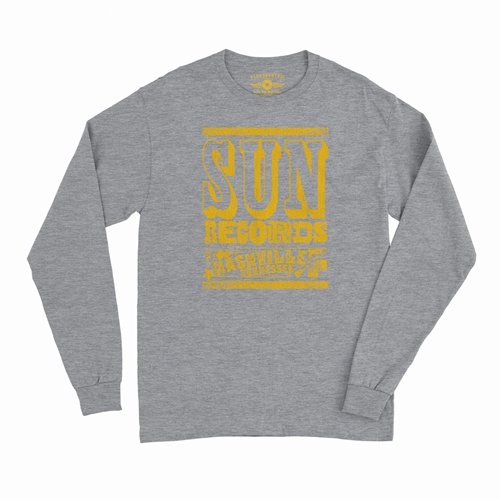 Sun Records Nashville Long Sleeve T-Shirt - longsleeveathleticheather