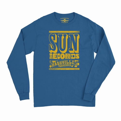 Sun Records Nashville Long Sleeve T-Shirt - longsleeveblue