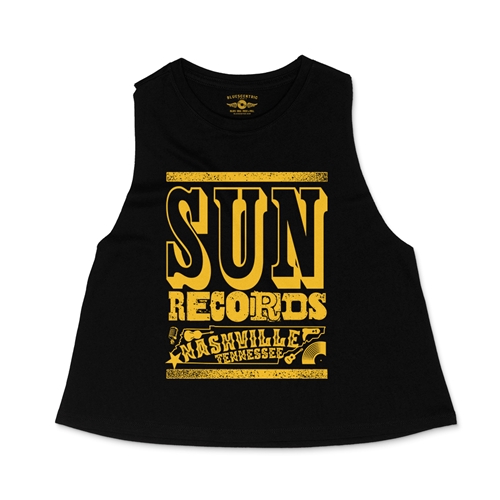 Sun Records Nashville Racerback Crop Top - Women