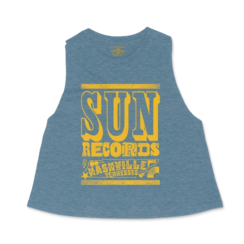 Sun Records Nashville Racerback Crop Top - Women