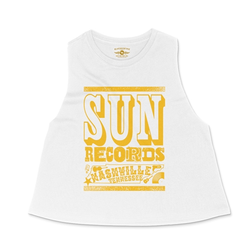 Sun Records Nashville Racerback Crop Top - Women