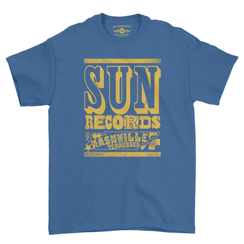 Sun Records Nashville T-Shirt - Classic Heavy Cotton - classicroyalblue