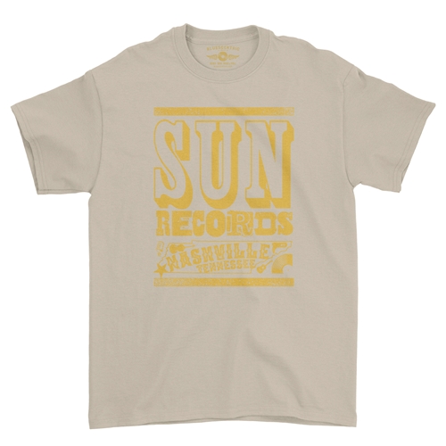 Sun Records Nashville T-Shirt - Classic Heavy Cotton - classicsand