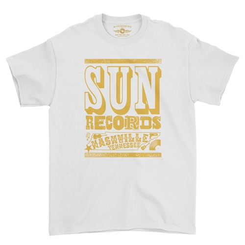 Sun Records Nashville T-Shirt - Classic Heavy Cotton - classicwhite