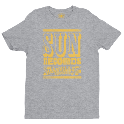 Sun Records Nashville T-Shirt - Lightweight Vintage Style - vintageathleticheather