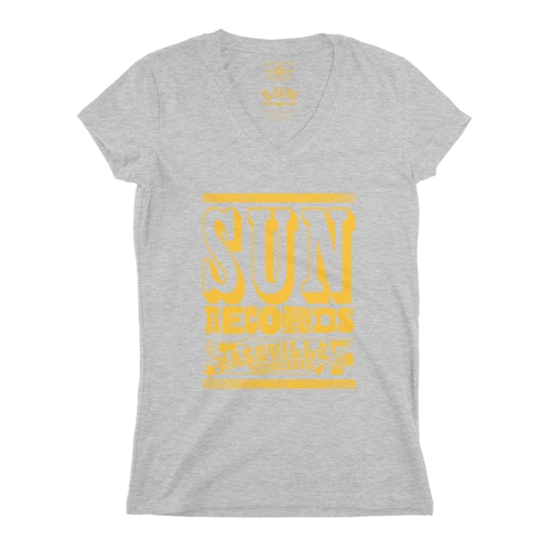 Sun Records Nashville V-Neck T Shirt - Women