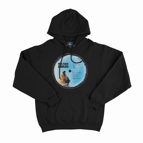 Pink Floyd Animals Vinyl Label Pullover Hoodie