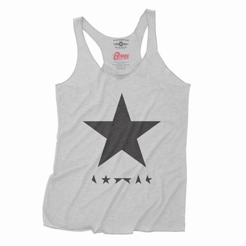 David Bowie Blackstar Album Cover Racerback Tank - Women