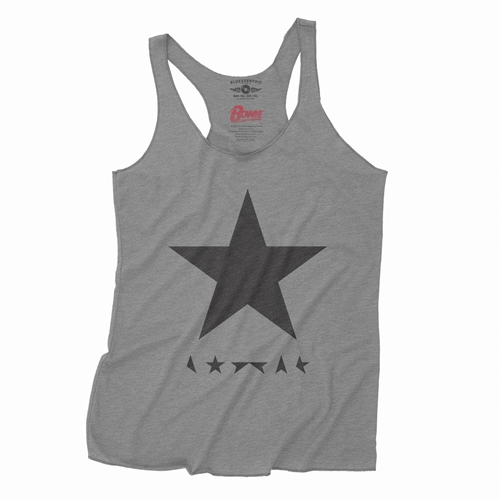 David Bowie Blackstar Album Cover Racerback Tank - Women