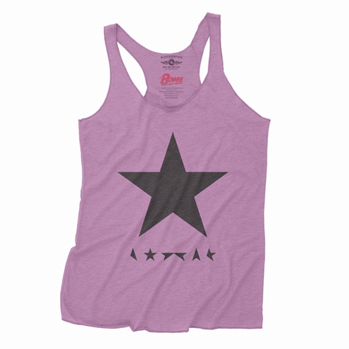 David Bowie Blackstar Album Cover Racerback Tank - Women