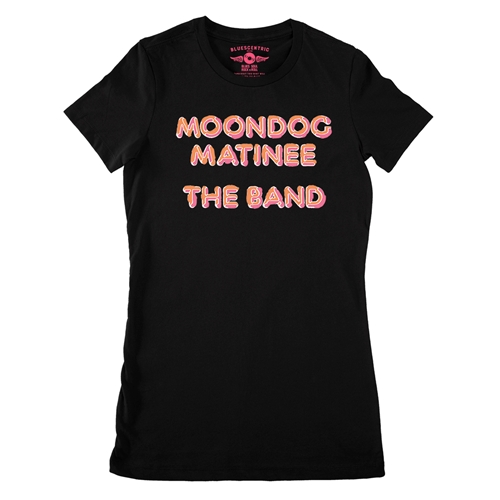 The Band Moondog Matinee Album Cover Ladies T Shirt - Relaxed Fit - ladiesblack