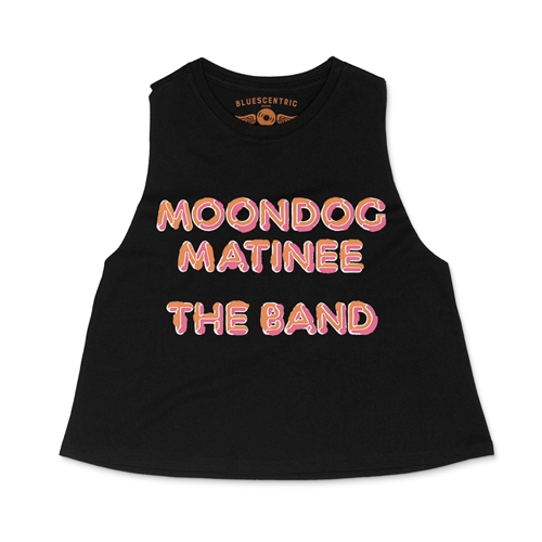 The Band Moondog Matinee Album Cover Racerback Crop Top - Women