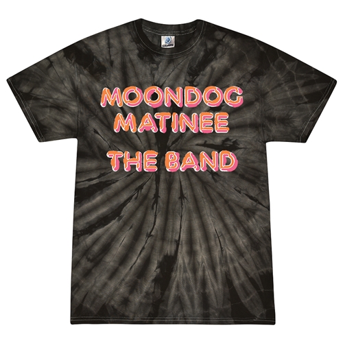 The Band Moondog Matinee Album Cover Tie-Dye T-Shirt - Black