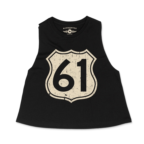 Highway 61 Racerback Crop Top - Women