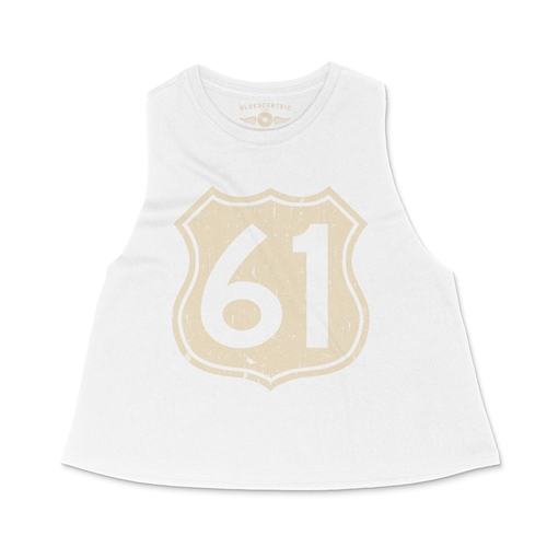 Highway 61 Racerback Crop Top - Women