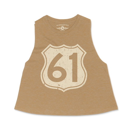 Highway 61 Racerback Crop Top - Women