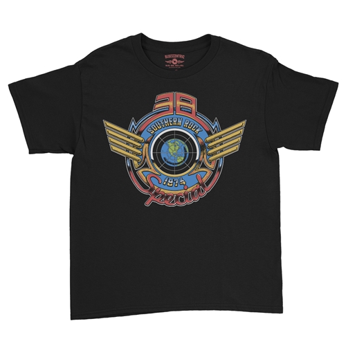 38 Special Wings Logo Youth T-Shirt - Lightweight Vintage Children & Toddlers - youthblack