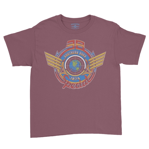 38 Special Wings Logo Youth T-Shirt - Lightweight Vintage Children & Toddlers - youthheathermaroon