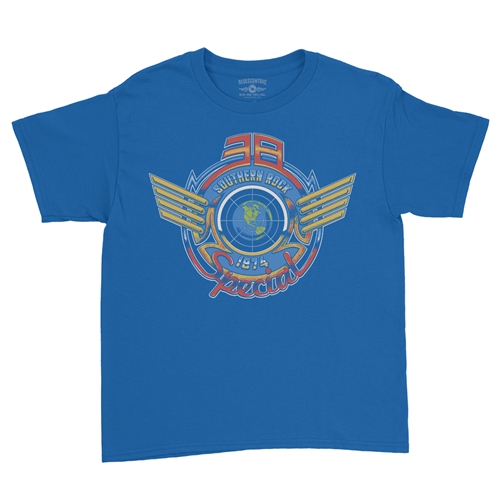 38 Special Wings Logo Youth T-Shirt - Lightweight Vintage Children & Toddlers - youthroyalblue