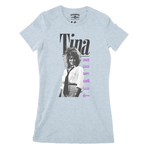 Tina Turner Very 80s Ladies T Shirt - Relaxed Fit - ladiesheatherprismblue