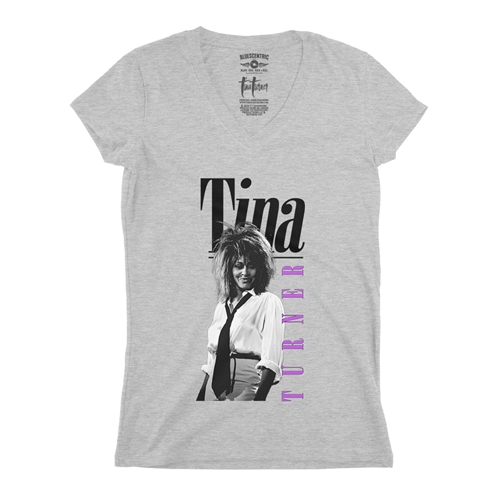 Tina Turner Very 80s V-Neck T Shirt - Women