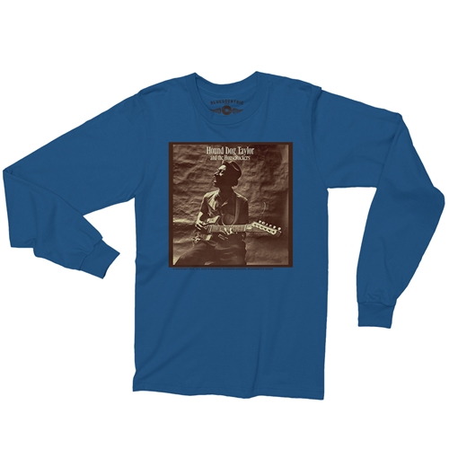 Hound Dog Taylor and the Houserockers Long Sleeve T-Shirt - longsleeveblue