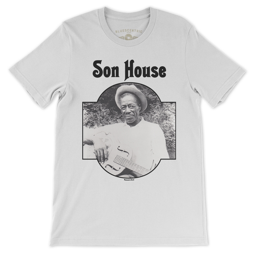 Son House T Shirt - Lightweight Vintage Style - white