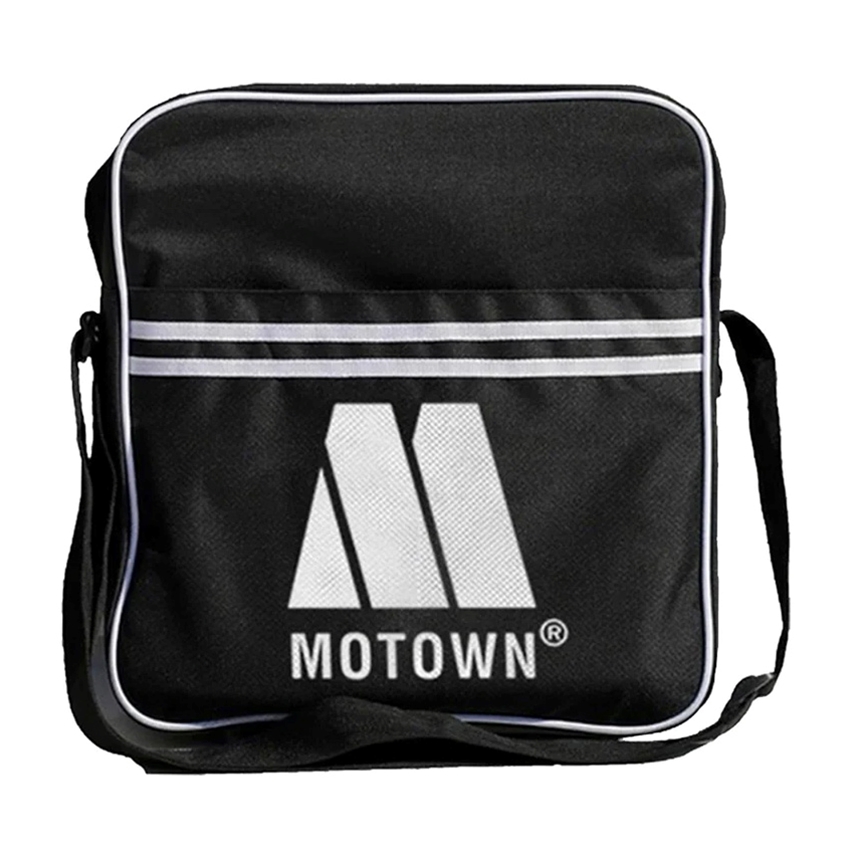 Motown Logo Zip Top Messenger & Vinyl Record Bag