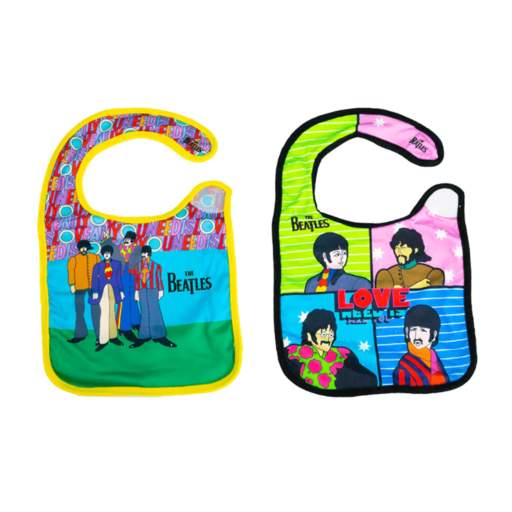 The Beatles All You Need Is Love Extra Soft Baby Bibs  - Children