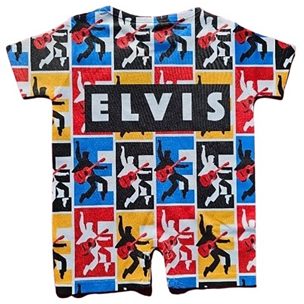 Elvis Presley Burning Love Dancing Bear Onesie Romper - Infants 12-18 Months